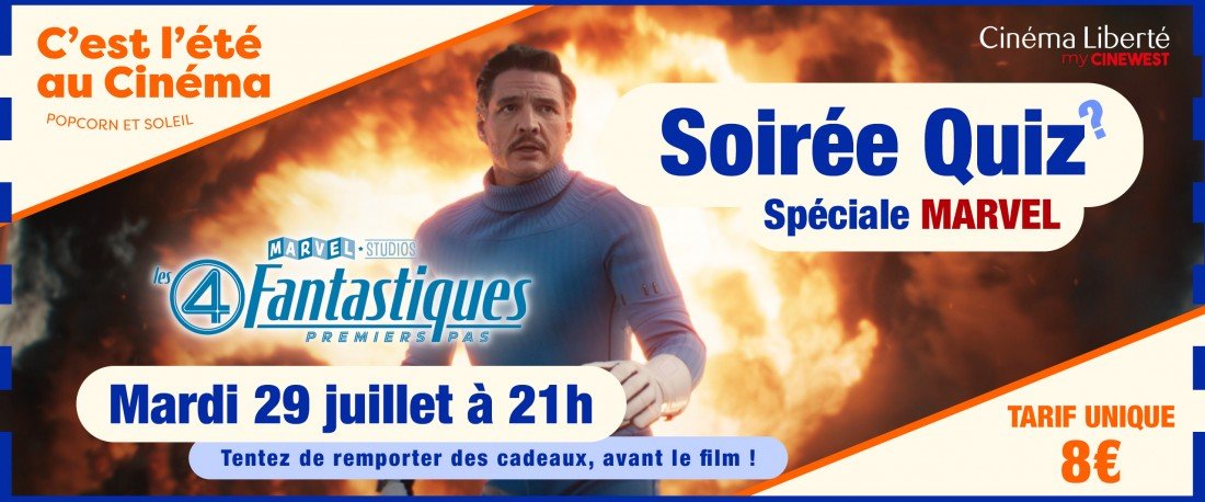 actualité Soirée Quiz - 4 fantastiques
