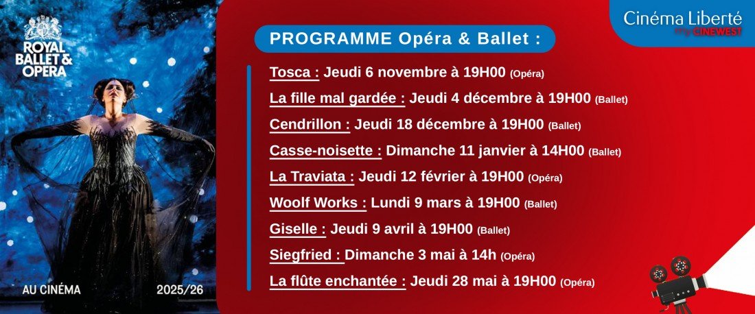 actualité Programme Opéra & Ballet